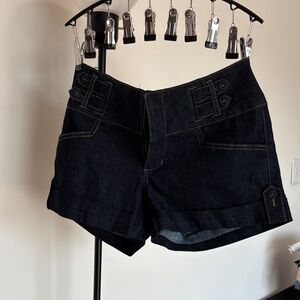 Boom Boom Jeans Dark Blue Women's Jean Shorts